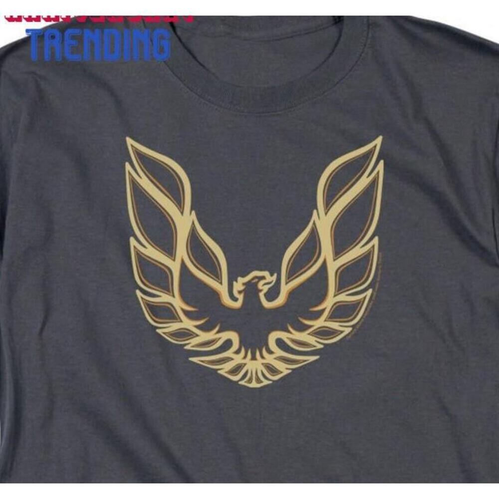 Pontiac Firebird Logo Charcoal Shirt